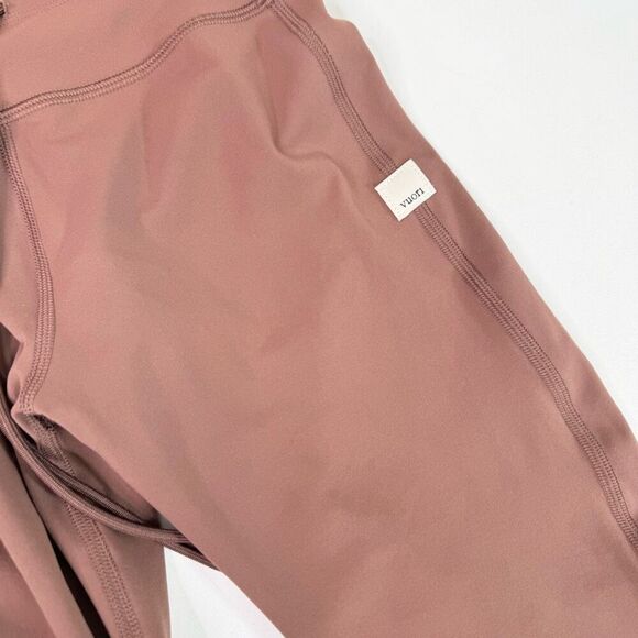 Vuori Jogger Pants Womens XS Brown Daily Leggings Drawstring Pockets Ankle Cuffs - Picture 2 of 10